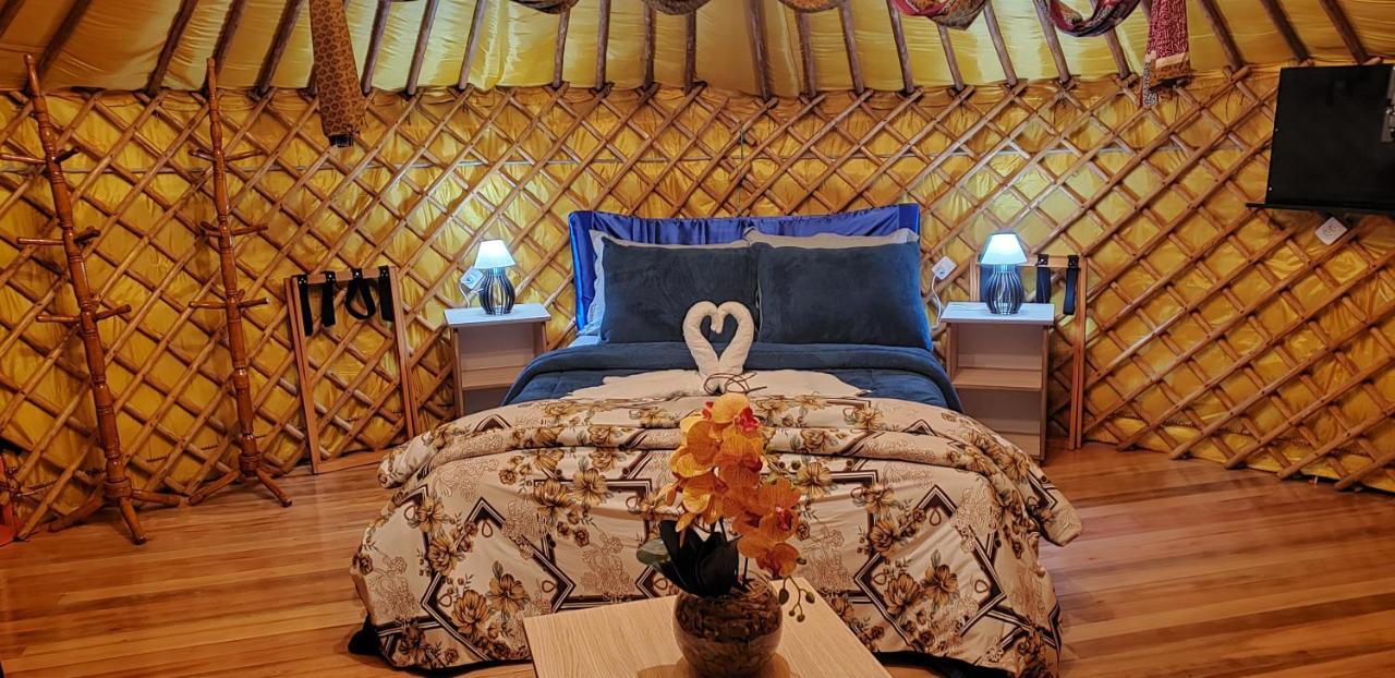 Casa Campo Yurt 1 Gengiscan tenda mongólica wifi Urubici Bagian luar foto