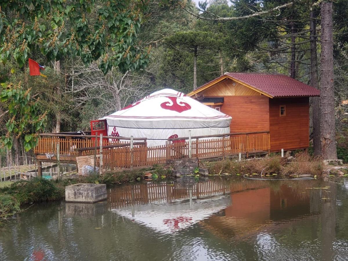 Casa Campo Yurt 1 Gengiscan tenda mongólica wifi Urubici Bagian luar foto