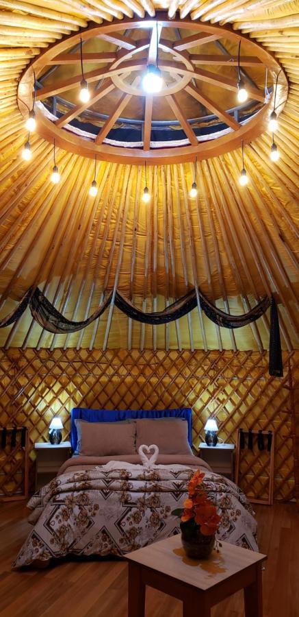 Casa Campo Yurt 1 Gengiscan tenda mongólica wifi Urubici Bagian luar foto