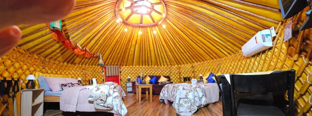 Casa Campo Yurt 1 Gengiscan tenda mongólica wifi Urubici Bagian luar foto