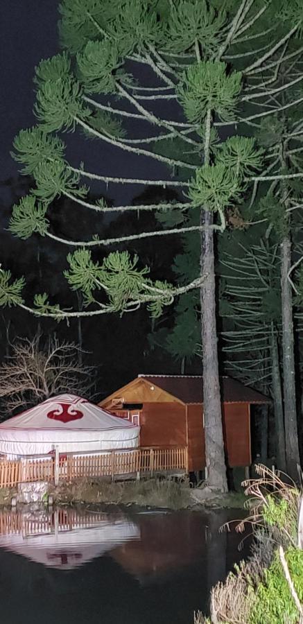 Casa Campo Yurt 1 Gengiscan tenda mongólica wifi Urubici Bagian luar foto