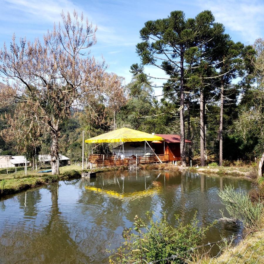 Casa Campo Yurt 1 Gengiscan tenda mongólica wifi Urubici Bagian luar foto