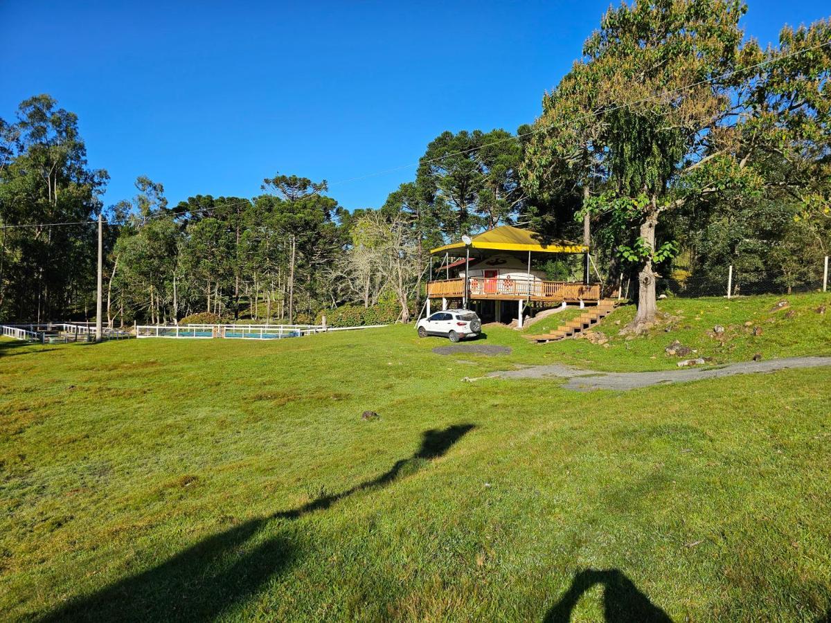 Casa Campo Yurt 1 Gengiscan tenda mongólica wifi Urubici Bagian luar foto