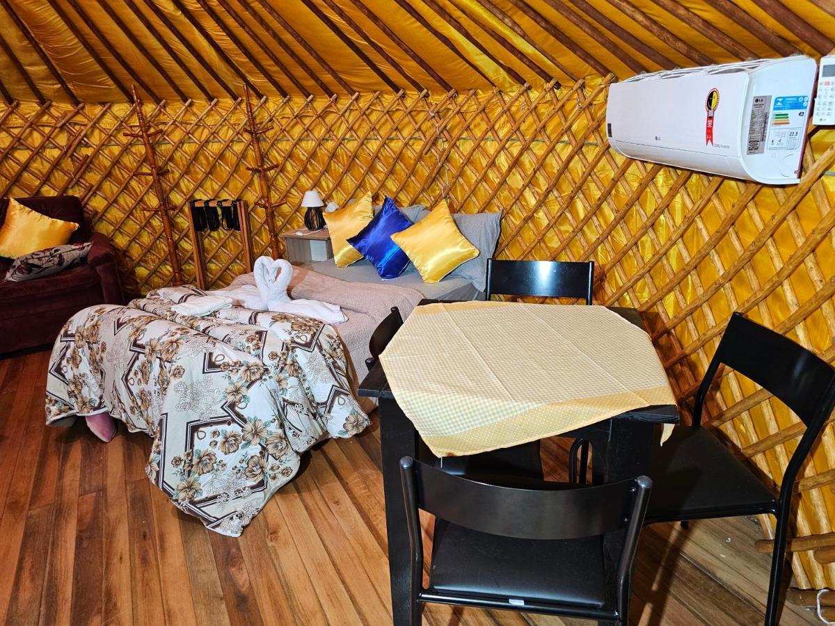 Casa Campo Yurt 1 Gengiscan tenda mongólica wifi Urubici Bagian luar foto
